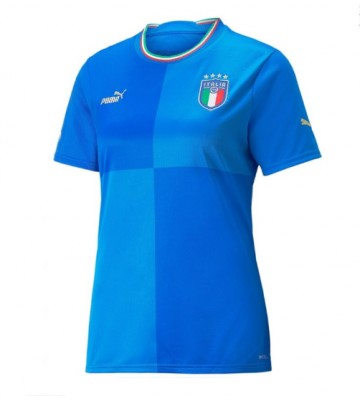 Italy Replica Home Stadium Shirt for Women 2022 Short Sleeve